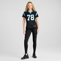 Maillot de match Nike Jayden Peevy pour femmes, noir, Carolina Panthers