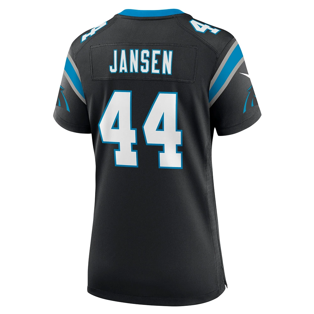 Nike J.J. pour femme Maillot Jansen Black Carolina Panthers Team Game