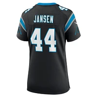 Women's Nike J.J. Jansen Black Carolina Panthers Team Game Jersey