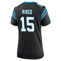 Maillot de match Nike Jonathan Mingo noir Carolina Panthers pour femme