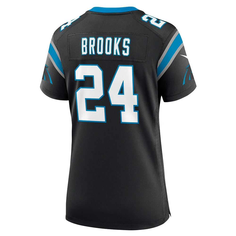 Women's Nike Jonathon Brooks  Black Carolina Panthers Game Jersey