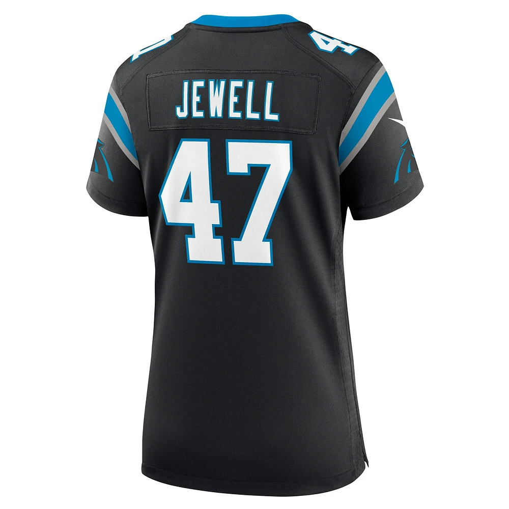 Women's Nike Josey Jewell  Black Carolina Panthers Game Jersey