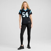 Maillot de match Nike Kamu Grugier-Hill noir des Panthers la Caroline pour femme