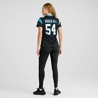 Maillot de match Nike Kamu Grugier-Hill noir des Panthers la Caroline pour femme