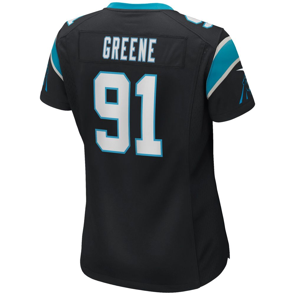 Women's Nike Kevin Greene Black Carolina Panthers Game Retired Player Jersey