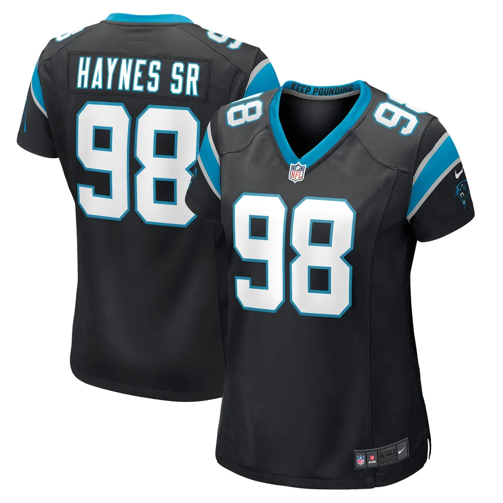 Men's Nike P.J. Walker Black Carolina Panthers Game Jersey