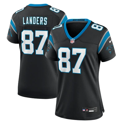 Women's Nike Matt Landers  Black Carolina Panthers Game Jersey