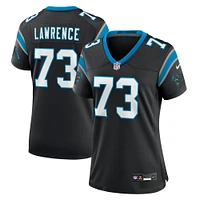 Maillot de match Nike Rashard Lawrence pour femme, noir, Carolina Panthers