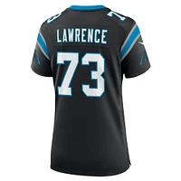 Maillot de match Nike Rashard Lawrence pour femme, noir, Carolina Panthers