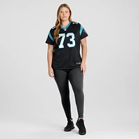 Maillot de match Nike Rashard Lawrence pour femme, noir, Carolina Panthers