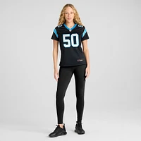 Maillot de match Nike Robert Hunt noir Carolina Panthers pour femme