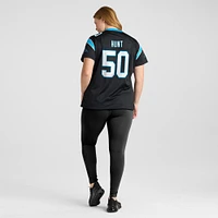 Maillot de match Nike Robert Hunt noir Carolina Panthers pour femme