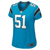 Women's Nike Sam Mills Blue Carolina Panthers Retired Player Jersey