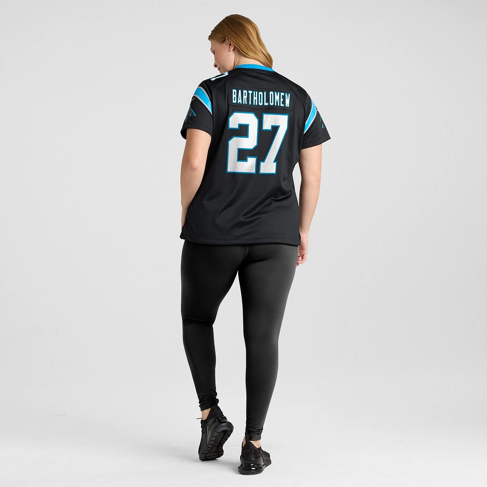 Maillot de match Nike Shemar Bartholomew noir Carolina Panthers pour femme