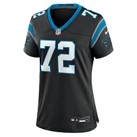 Women's Nike Taylor Moton Black Carolina Panthers Team Game Jersey