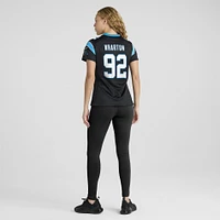Women's Nike Tershawn Wharton  Black Carolina Panthers Team Game Jersey