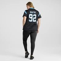 Women's Nike Tershawn Wharton  Black Carolina Panthers Team Game Jersey