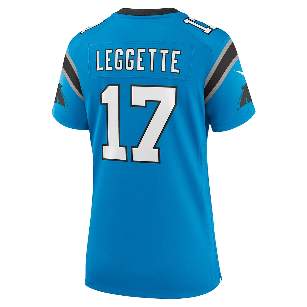 Maillot de match alternatif Nike Xavier Legette bleu Carolina Panthers pour femme