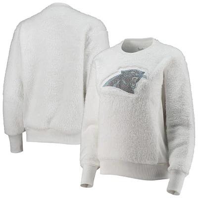 Sweat-shirt à enfiler Milestone Tracker des Panthers de la Caroline Touch pour femme, blanc