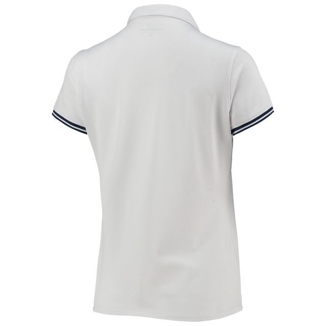 Polo en piqué uni pour femme Vineyard Vines des Panthers de la Caroline, blanc