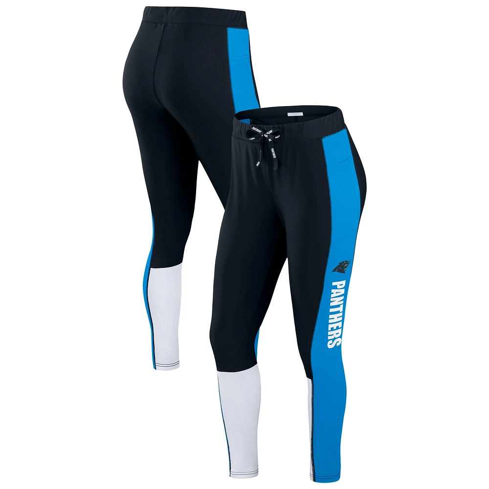 Leggings color-block noirs/bleus Carolina Panthers WEAR by Erin Andrews pour femme