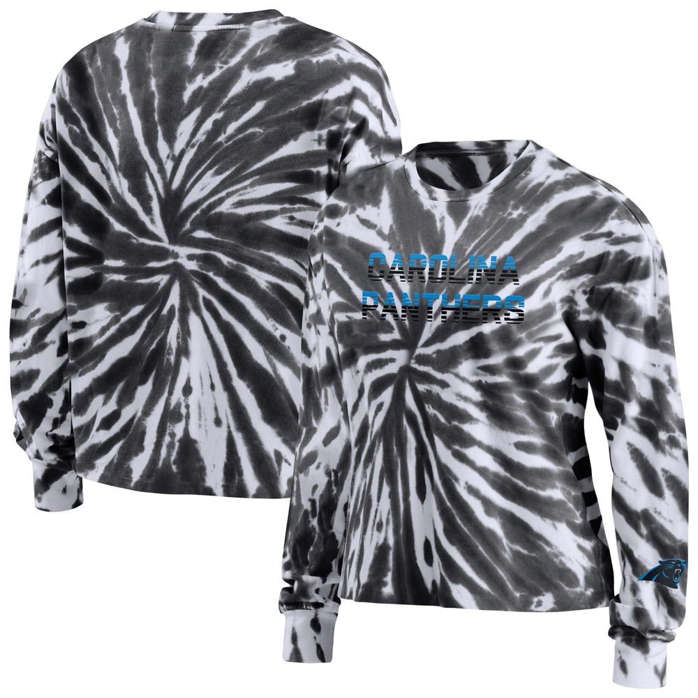 Women's WEAR by Erin Andrews Gray Carolina Panthers Long Sleeve