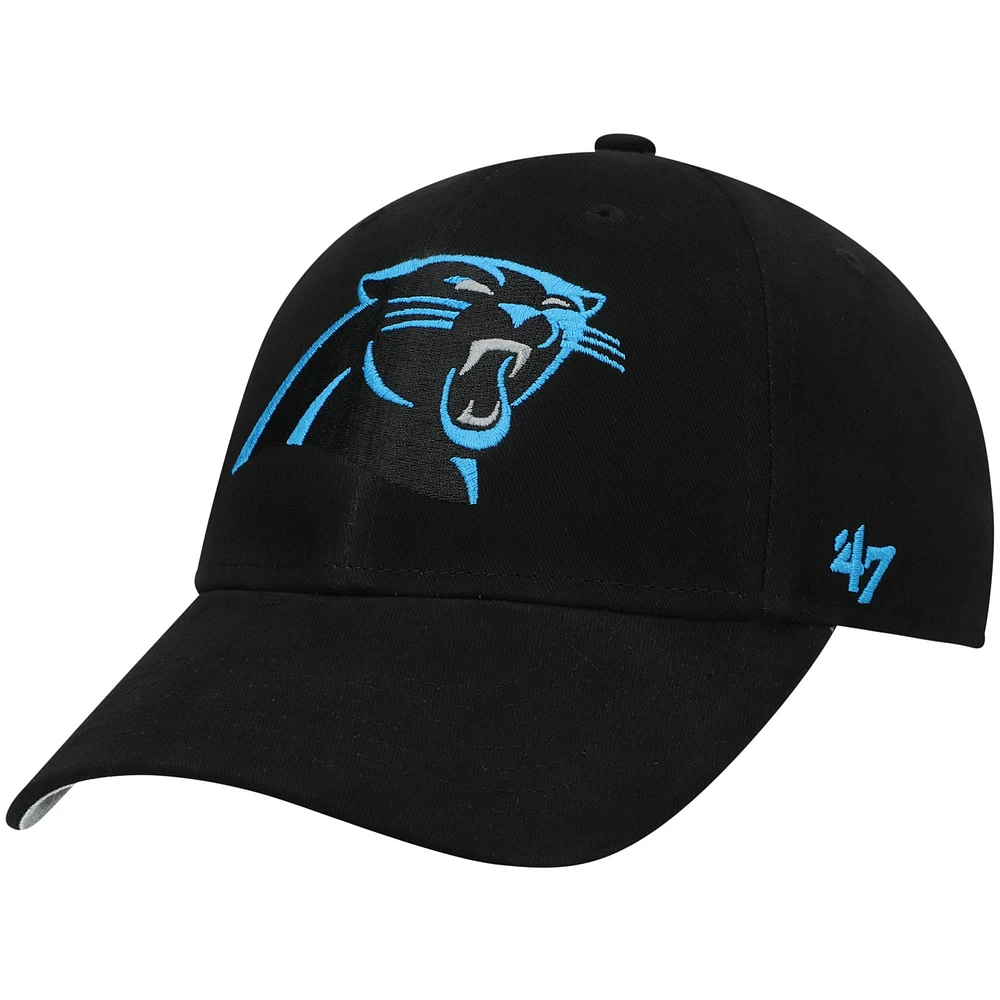 Youth '47 Black Carolina Panthers Secondary MVP Adjustable Hat