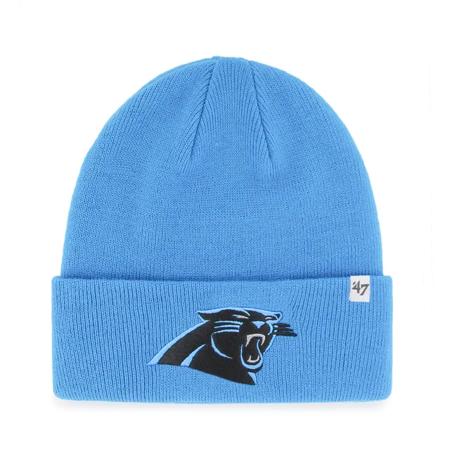 Youth Blue Carolina Panthers Tie-Dye Cuffed Knit Hat