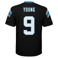 Youth Bryce Young Black Carolina Panthers Replica Player Jersey