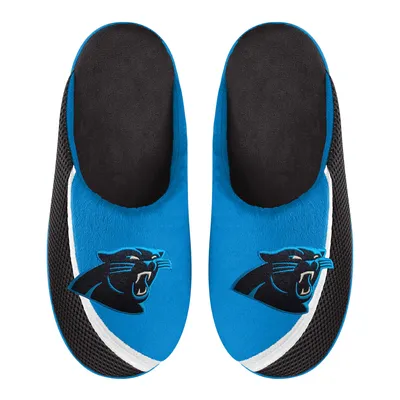 Carolina Panthers FOCO Youth Big Logo Color Edge Slippers