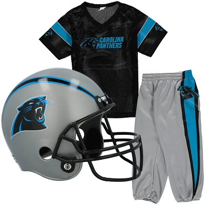 Youth Franklin Sports Black/Gray Carolina Panthers Helmet Pants & Jersey Set