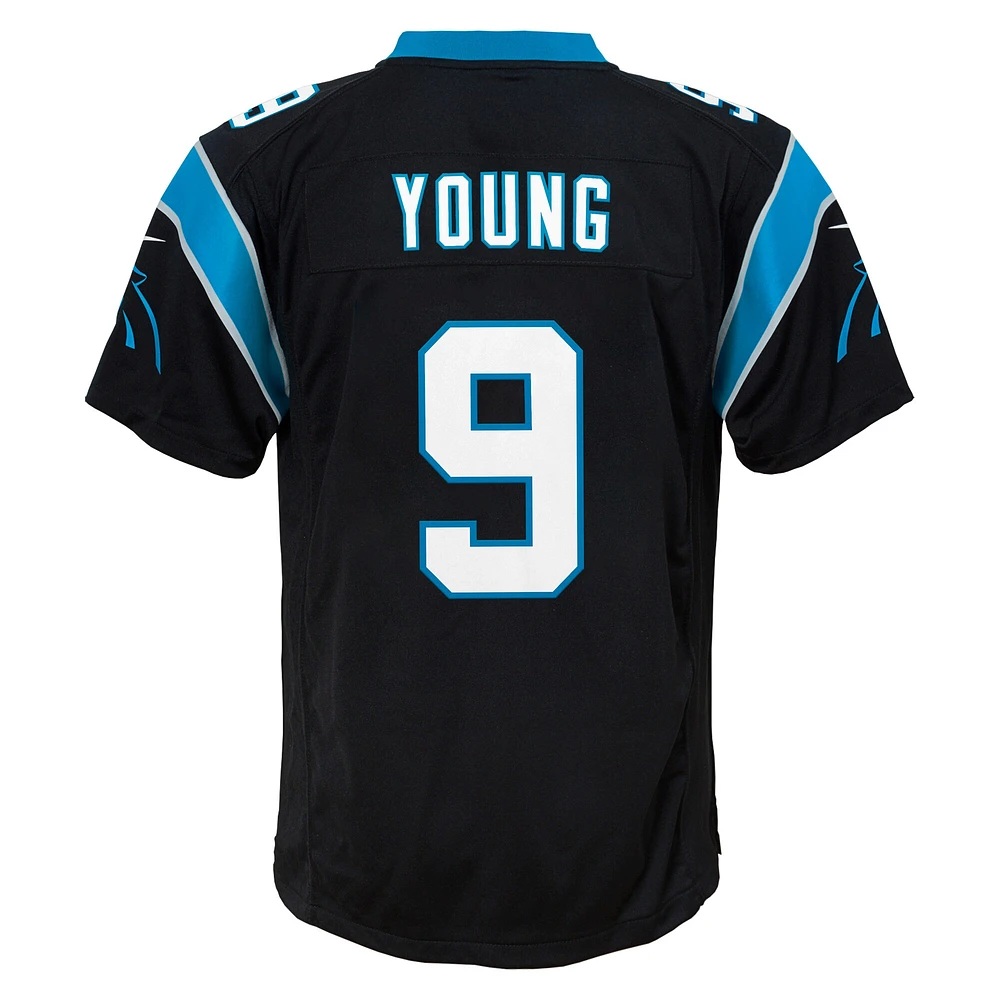 Maillot de match Nike Bryce Young pour jeunes des Panthers la Caroline, noir