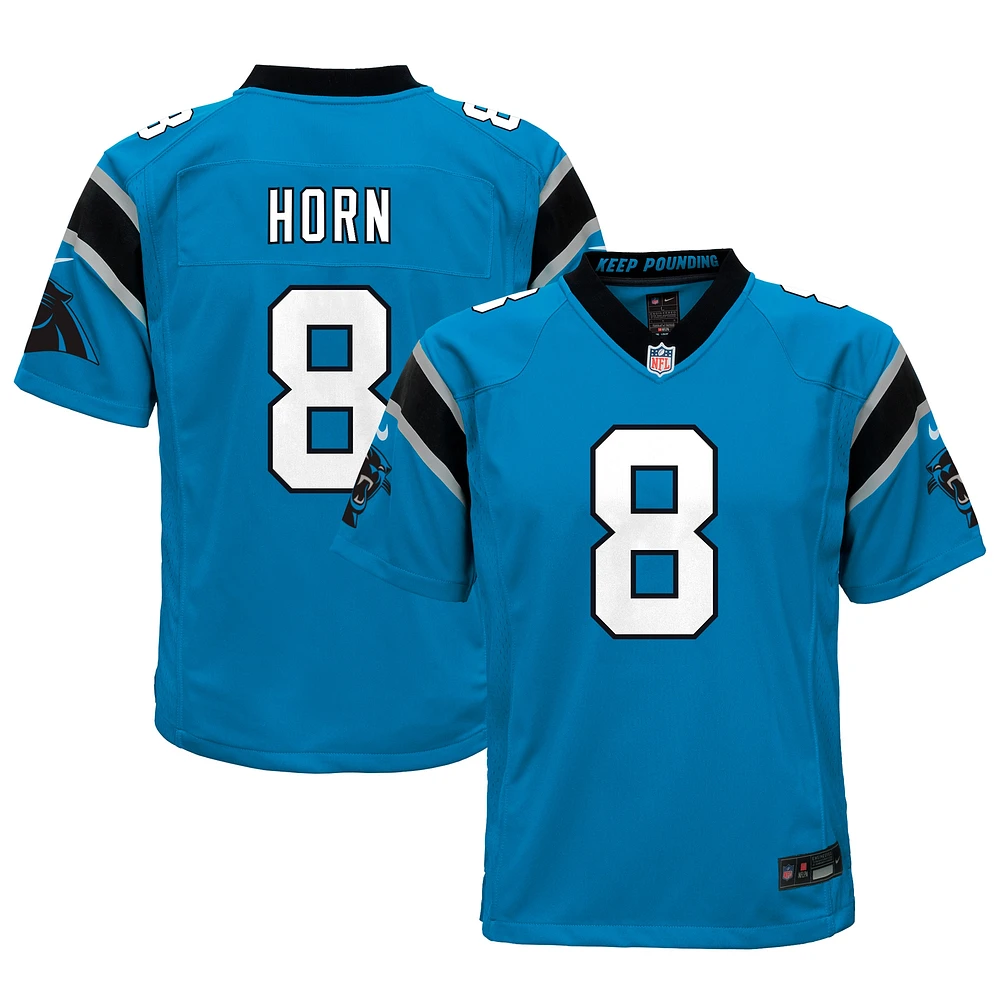 Youth Nike Jaycee Horn Blue Carolina Panthers Alternate Game Jersey