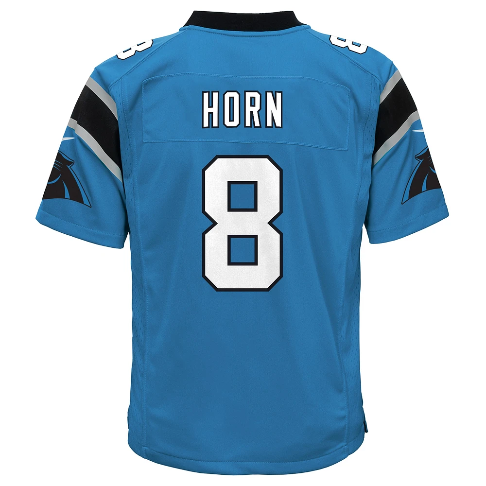 Youth Nike Jaycee Horn Blue Carolina Panthers Alternate Game Jersey