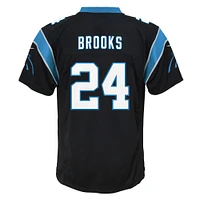 Youth Nike Jonathon Brooks Black Carolina Panthers Game Jersey