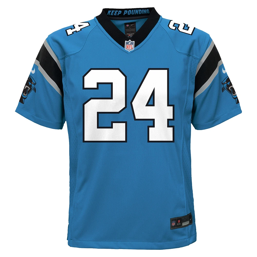 Maillot de match alternatif Nike pour jeunes Jonathon Brooks Blue Carolina Panthers