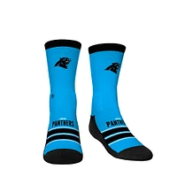 Youth Rock Em Socks Carolina Panthers Gametime Stripe Crew Socks