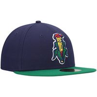 Men's New Era Navy Cedar Rapids Kernels Authentic Collection Team Alternate 59FIFTY Fitted Hat