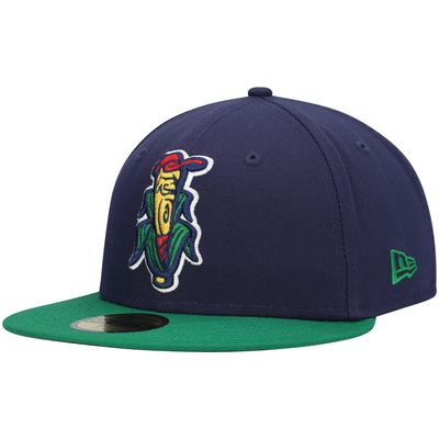 Men's New Era Navy Cedar Rapids Kernels Authentic Collection Team Alternate 59FIFTY Fitted Hat