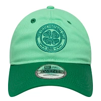 Casquette ajustable 9TWENTY verte Celtic Contract de New Era pour homme