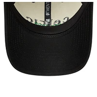 Men's New Era  Light Beige/Black Celtic Contract 9TWENTY Adjustable Hat