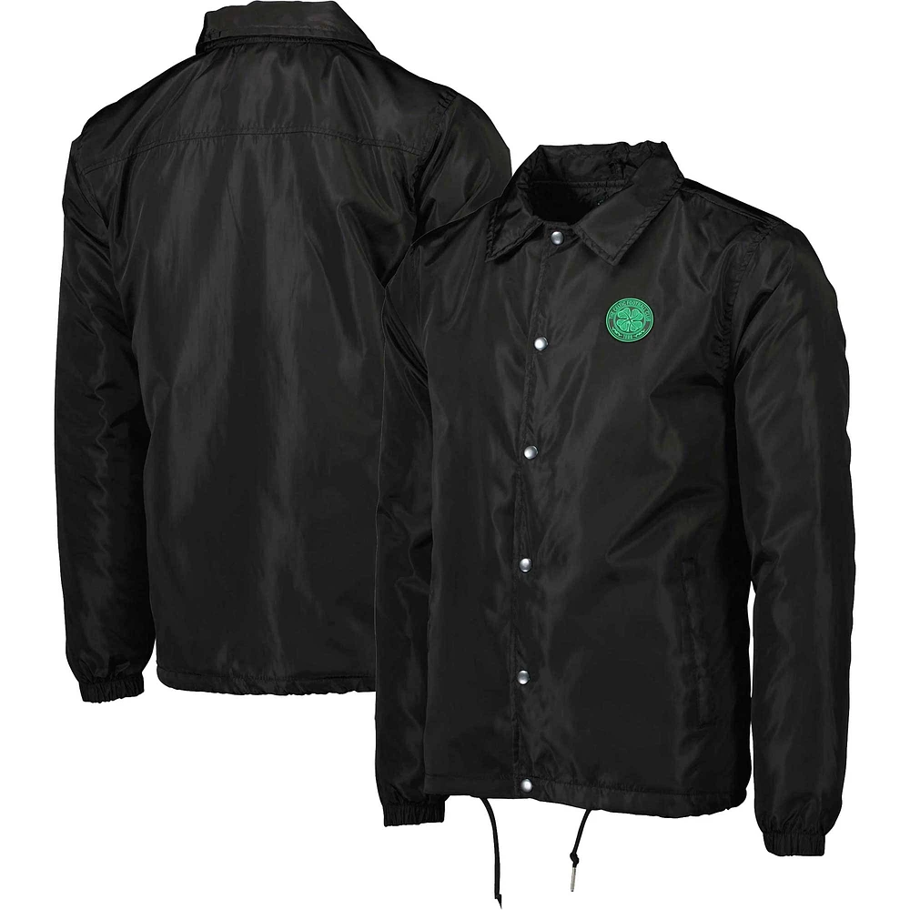 Veste Homme Celtic Coaches Full-Snap Noire