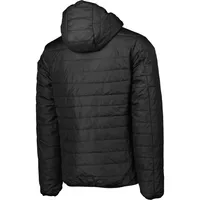 Men's Black Celtic Padded Hoodie Full-Zip Jacket