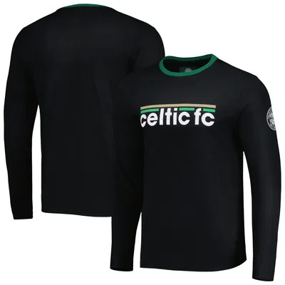 Celtic Slogan Long Sleeve T-Shirt - Black