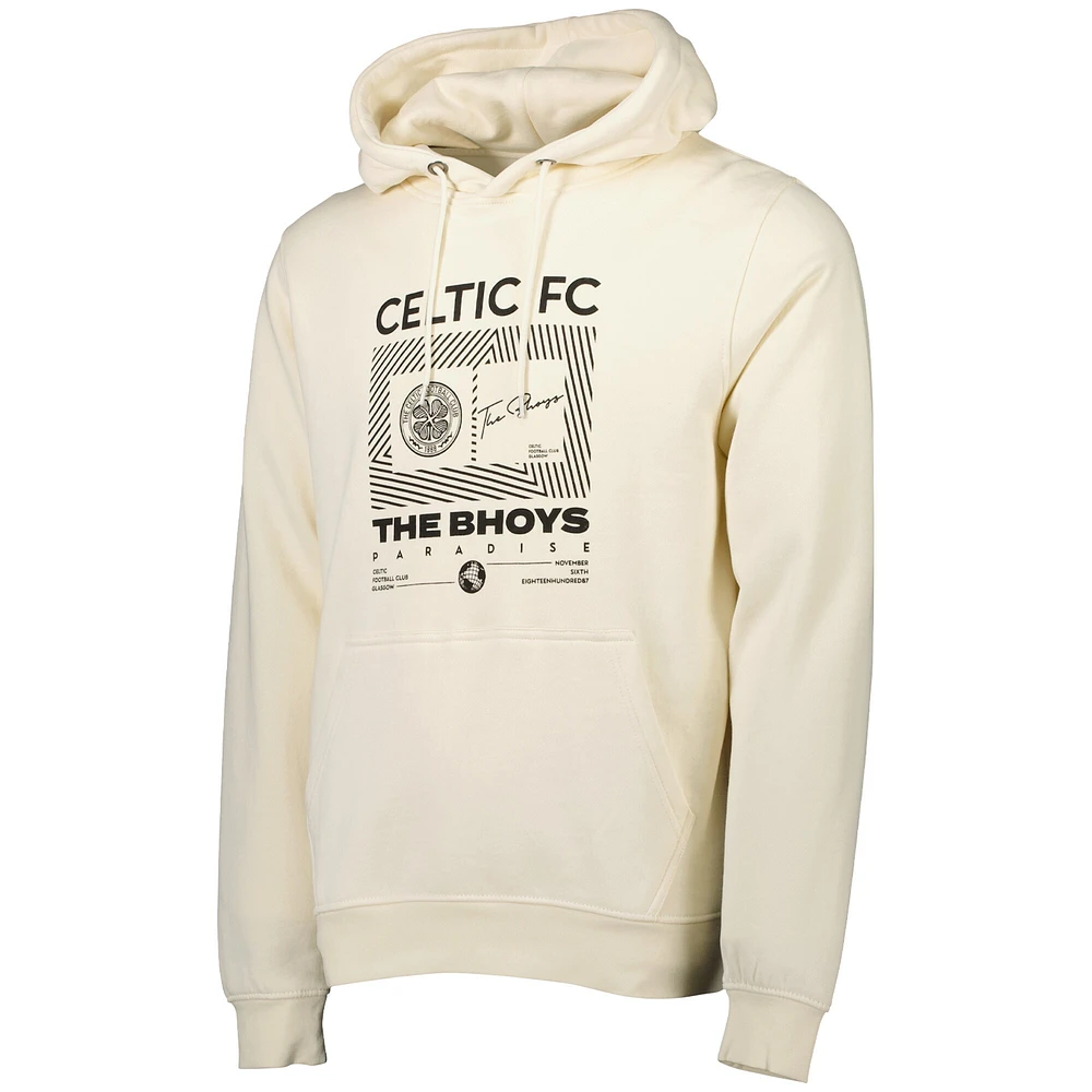 Sweat à capuche crème Celtic Fashion pour homme