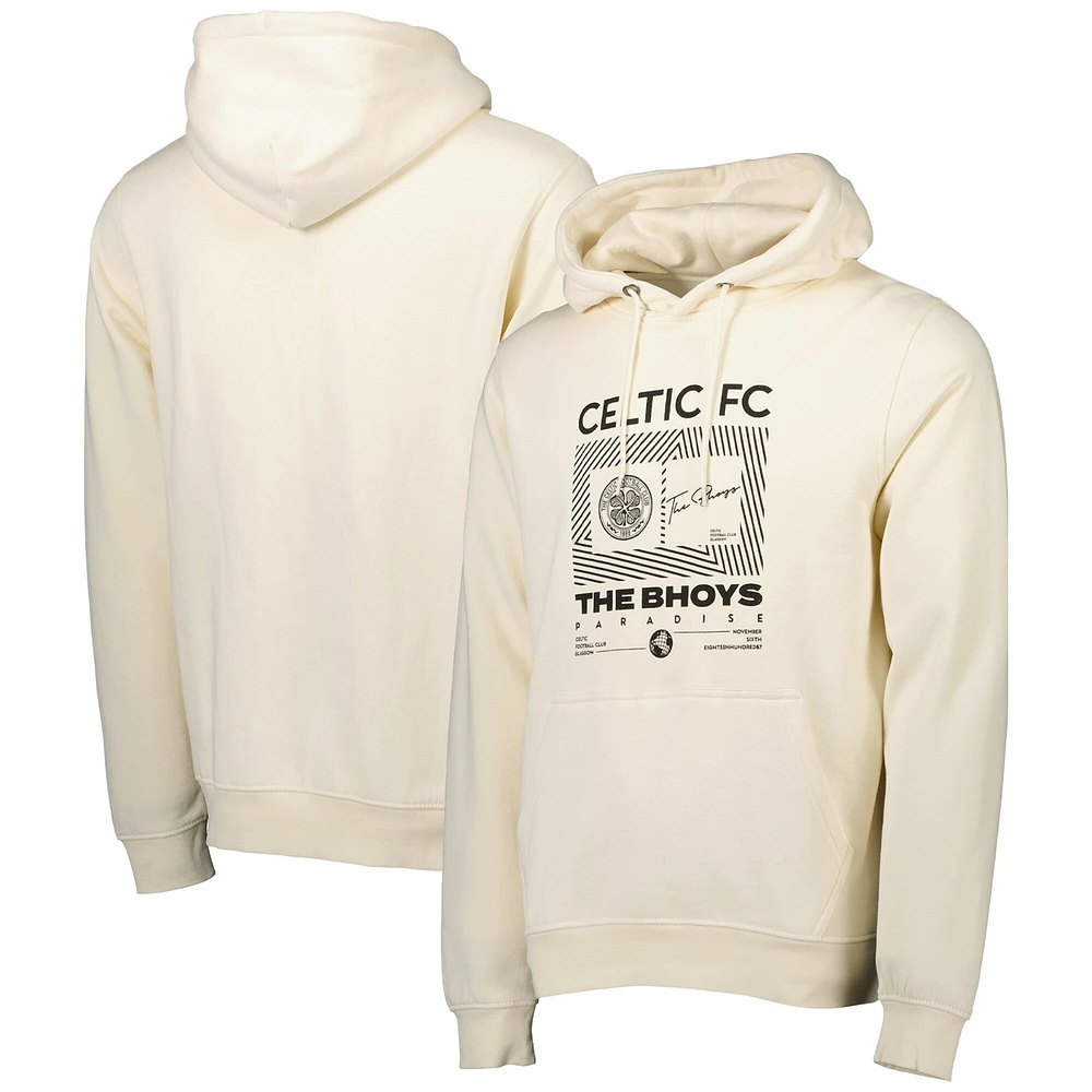 Sweat à capuche crème Celtic Fashion pour homme