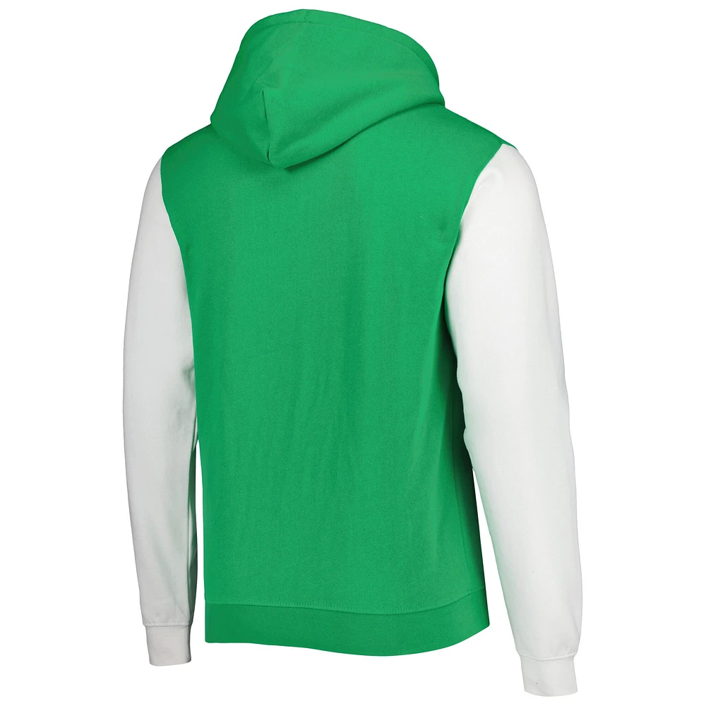 Sweat à capuche vert/blanc Celtic Pride pour homme