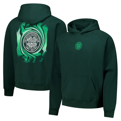 Sweat à capuche oversize Celtic Dream vert pour homme