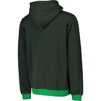 Men's Green Celtic Half-Zip Hoodie