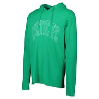 T-shirt à capuche vert Celtic manches longues pour homme